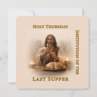 Carte Holy Thursday Eucharist