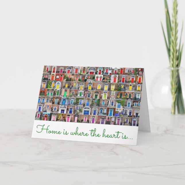 Carte "Home is Where the Heart Is" (Devant)