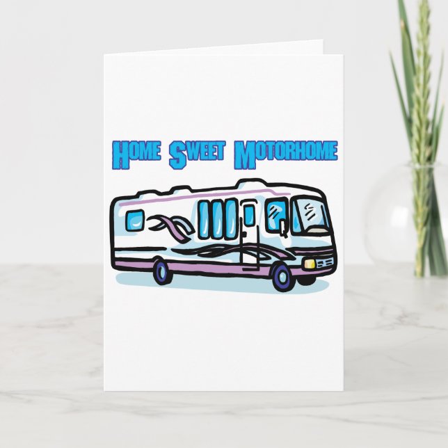 Carte Home Sweet Motorhome (Devant)
