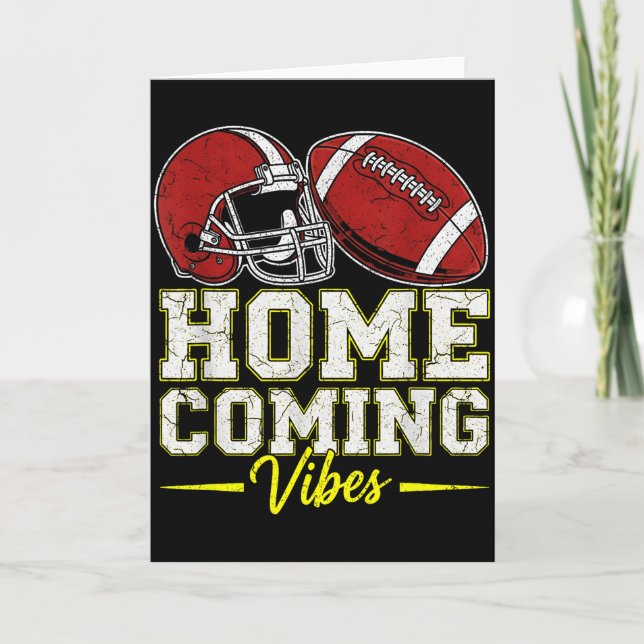 Carte Homecoming Vibes For Teens Football Game Outfits D (Devant)