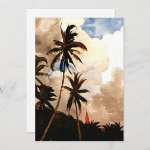 Carte Homer - Palm Trees, Bahamas,