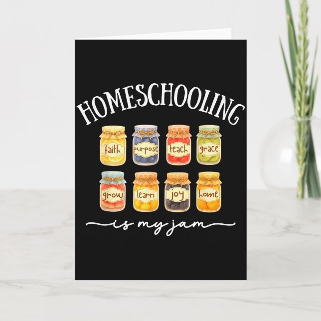 Carte Homeschooling Is My Jam Homeschool Mama Homeschool (Devant)