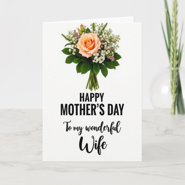 Carte Hommage Chevron Bloom (Devant)