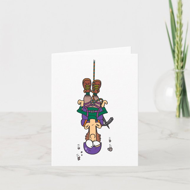 Carte Homme Accroché À Une Corde (Créateur téléchargé)