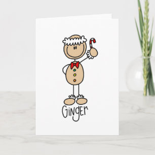 Carte Homme Gingerbread