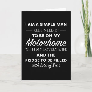 Carte Homme simple Tout ce dont j'ai besoin est mon Moto