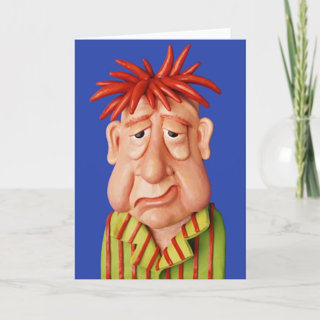 Carte Homme somnolent (Devant)