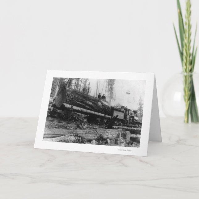 Carte Hommes de transport de train de notation et (Devant)