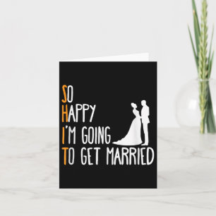 Carte Hommes Drôle Mariage Sarcastique Groom Bride Engag