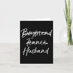 Carte Hommes Grooms Mariage Cadeau non petit ami Marque