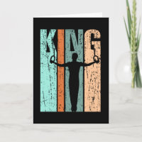 Hommes Gymnastique Roi Retro Distressed Anniversai