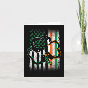 Carte Hommes Irlandais menottes Jour de la Saint Patrick