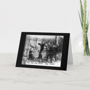 Carte Hommes jouant la musique de jazz par un ours blanc