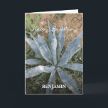 Carte Hommes Joyeux Anniversaire Plantes d'aquarelle Per<br><div class="desc">Joyeux Anniversaire Hommes Plantes d'aquarelle Personnaliser Carte a un beau plante qui peut être apprécié. Remplacez l'information par la vôtre et donnez à cette personne spéciale dans votre vie. Photo de Denise Bennerson,  photographe</div>