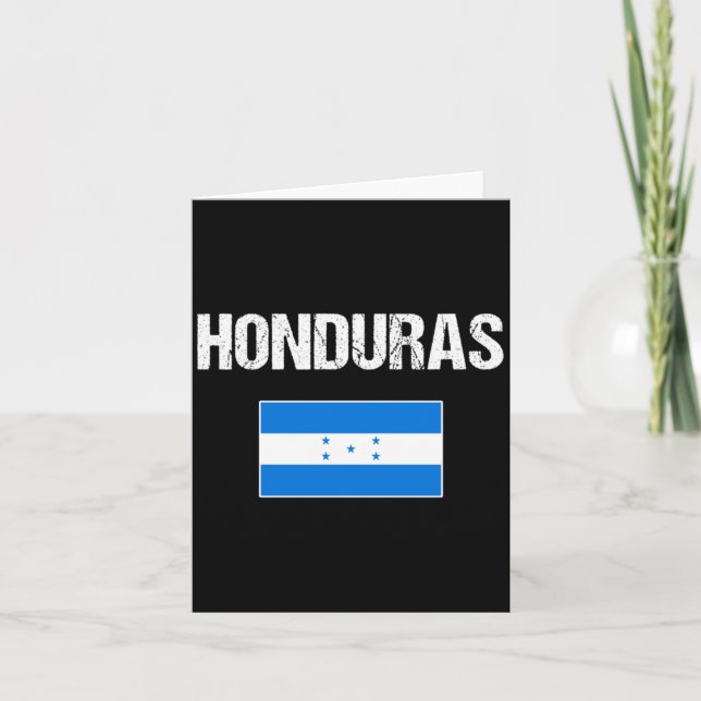 Carte Honduras (Devant)