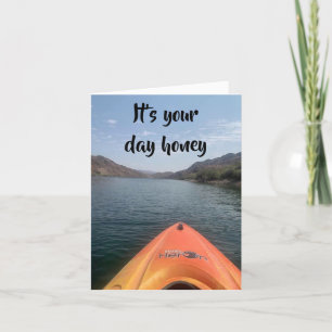 CARTE *HONEY* "BONNE MARCHE EN MOUILLE" POUR VOTRE ANNIV