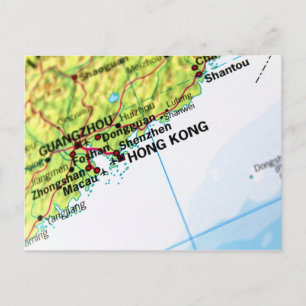 Carte Hong Kong