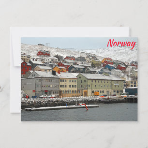 Carte Honningsvag, Norvège