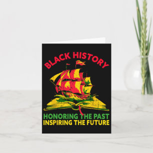 Carte Honorer le passé Inspirant Futur Mois de l'histoir