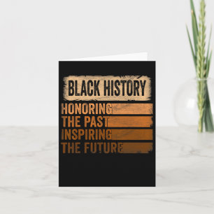 Carte Honorer le passé Inspirant Futur Mois de l'histoir