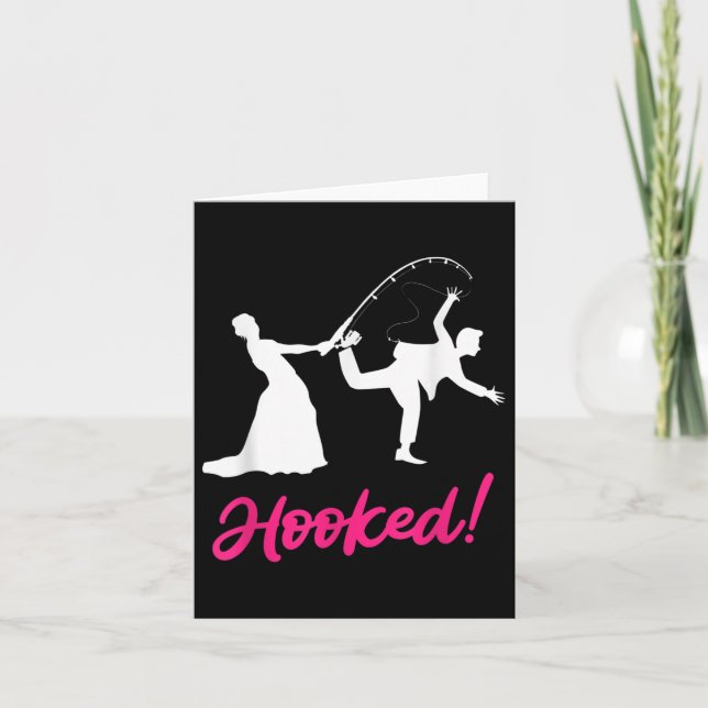 Carte Hooked - Jeux Pour Mariage De Mariée Et De Chambre (Devant)