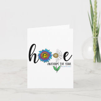 Carte Hope Ancres The Soul Daisy Suicide Prevention Awa