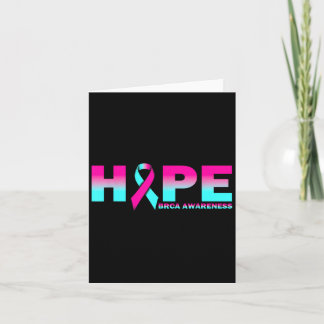 Carte Hope Brca Sensibilisation Cancer du sein Pink Ribb