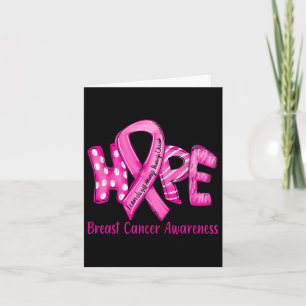 Carte Hope Cancer Du Sein En Octobre Nous Portons Du Rub
