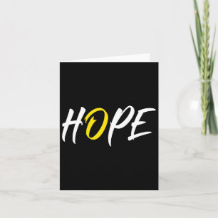 Carte Hope Chilhood Cancer Awareness Ribbon jaune