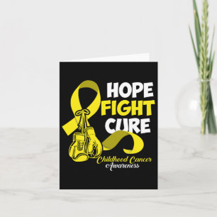 Carte Hope Fight Cure Chilhood Cancer Awareness