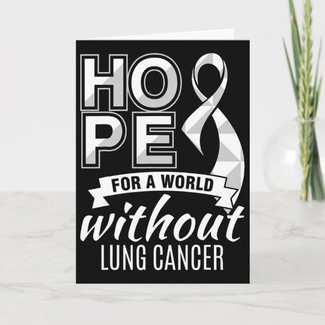 Carte Hope For A World Without Lung Cancer  (Devant)