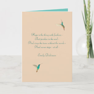 Carte Hope Hummingbird