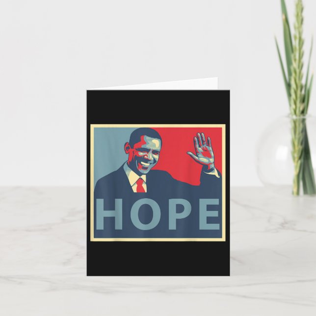 Carte Hope Obama 44 Président (Devant)