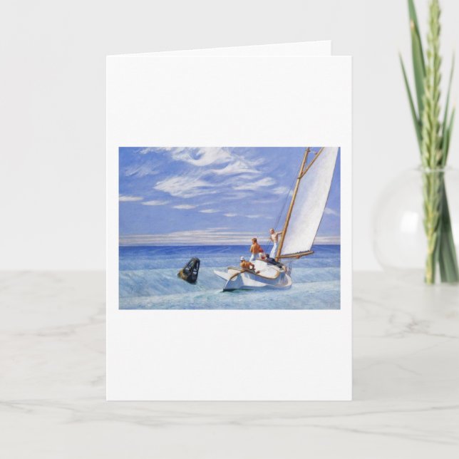 Carte Hôpital de houle terrestre - Edward Hopper (Devant)