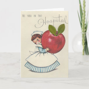 Carte Hôpital vintage