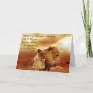 Carte Horaires difficiles, courage et force