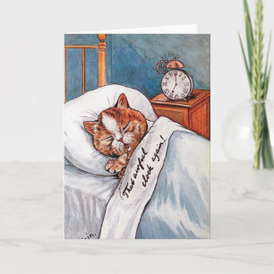 Carte Horloge D'Alarme Bruyante, Louis Wain