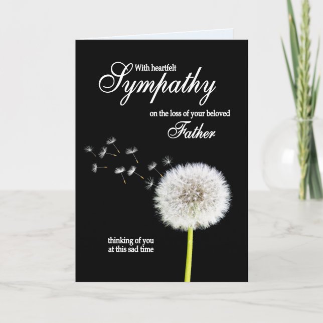 Carte Horloge du père Sympathe Dandelion (Devant)