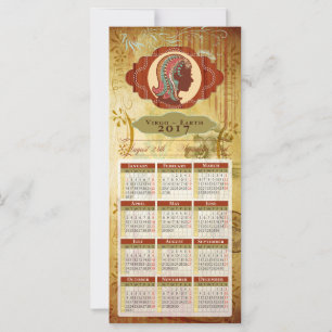 Carte Horoscope Calendrier 2017 ~ Virgo