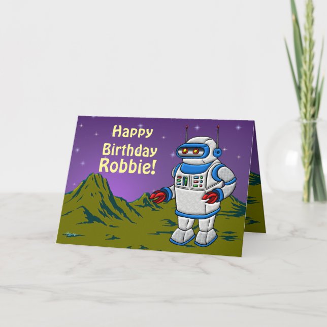Carte Hors de ce Anniversaire Mondial (Devant)
