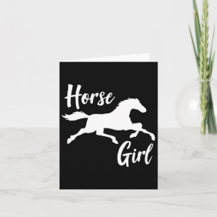 Carte Horseback Riding Horse Girl