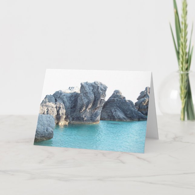 Carte Horseshoe Beach Bermuda (Devant)