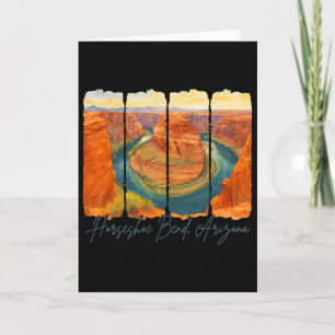 Carte Horseshoe Bend Arizona Voyage Voyage Coup de pince