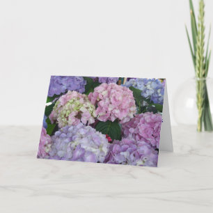 Carte Hortensias de sympathie