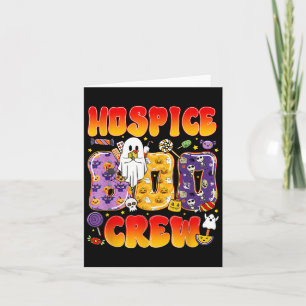 Carte Hospice Boo Crew Hospice Nurse Funny Halloween
