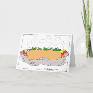 Carte HOT DOG! Félicitations / Je Savais Que Vous Pouvez