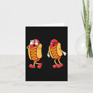 Carte Hot Dog Griddy Dance Hotdog 4 juillet Garçons Enfa