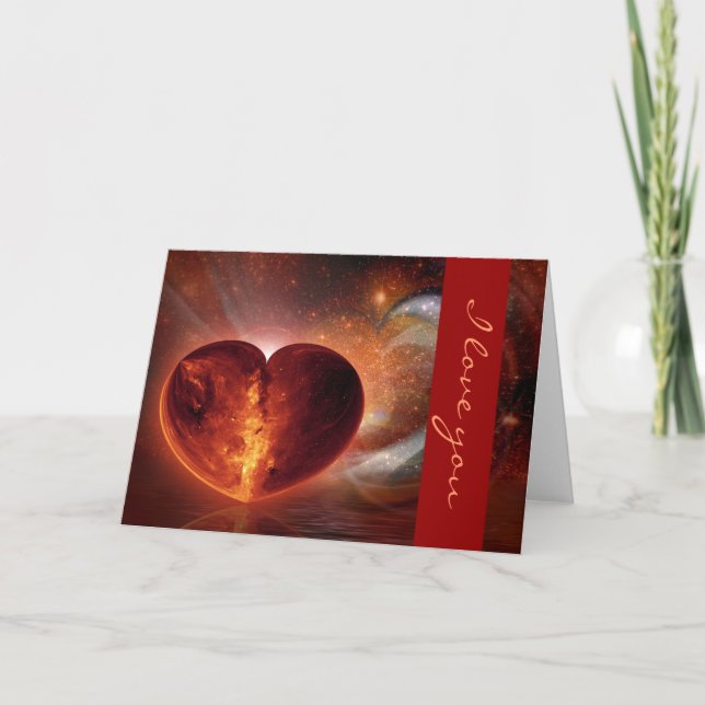 Carte Hot Love + Je vous aime (Devant)