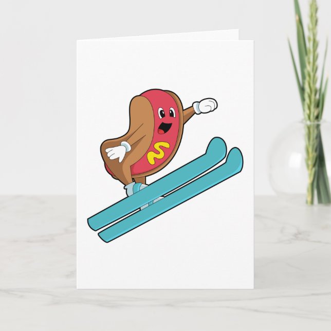 Carte Hotdog en sauteur à ski avec Ski.PNG (Devant)