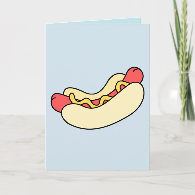 Carte HOTDOG GREETING CARTES, Vide à l'intérieur, Toutes (Devant)